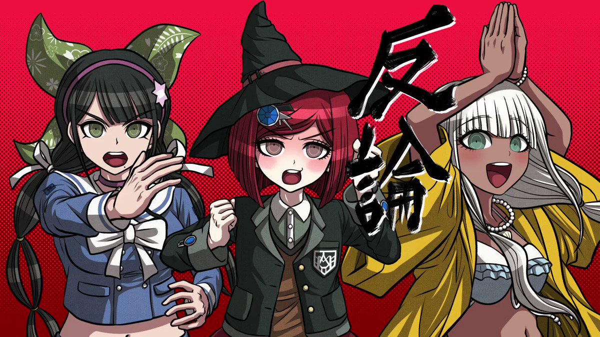 ダンガンロンパV3 夜長アンジー 夢野秘密子 茶柱転子 - ibisPaint