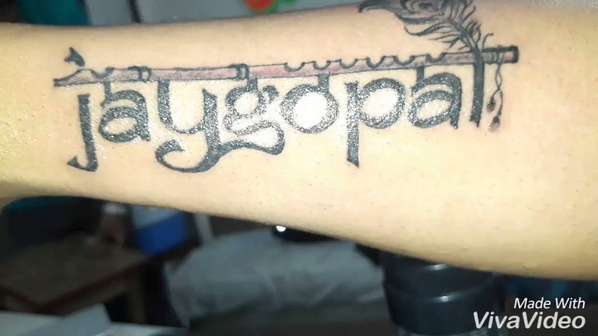 Special Krishana Tattoo //Krishana with Morpankh Tattoo // - YouTube