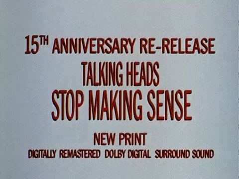Happy birthday to director Jonathan Demme, the perfect excuse to watch \Stop Making Sense\ (1984): 