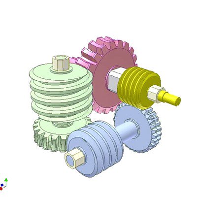 Worm Drive - Gear Box