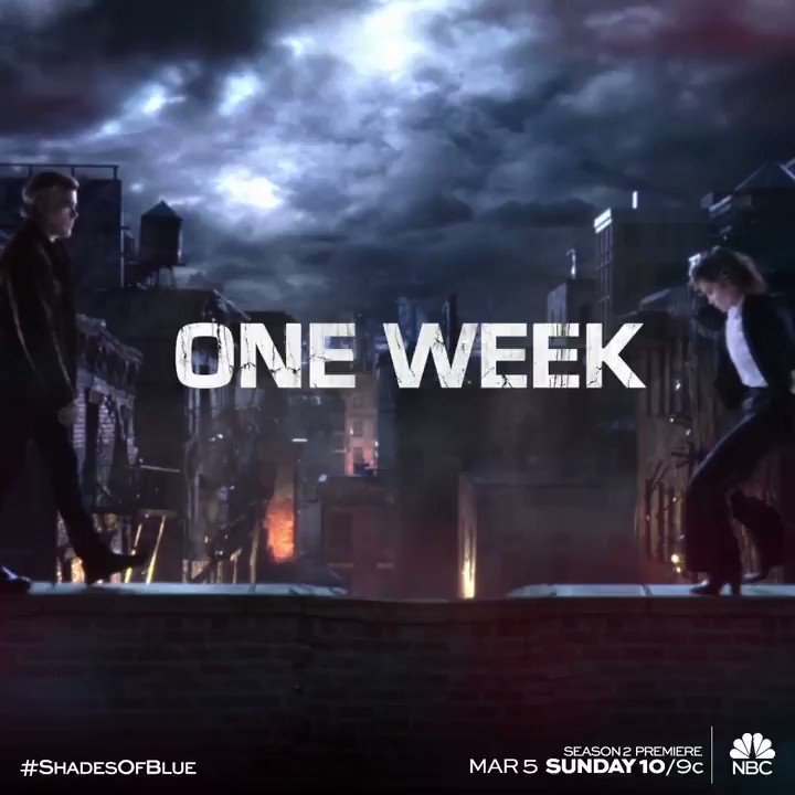 ONE. WEEK. TO. GO. #ShadesOfBlue #AStormIsComing #SeasonTWO #March5th #NBC https://t.co/DTXRXoSrjS