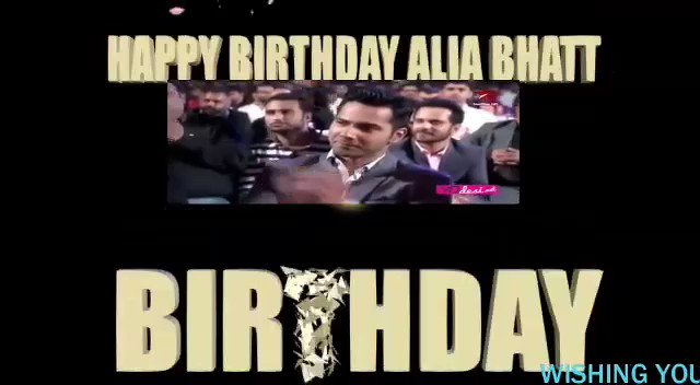 Hey  to you Happy Birthday Alia Bhatt 
ALIA\S DAY 