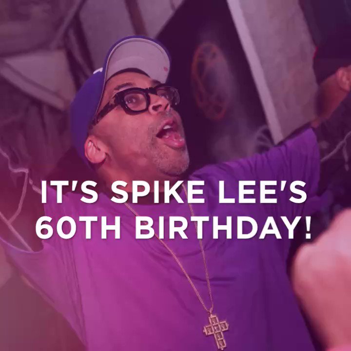 Happy 60th Birthday to the groundbreaking director, actor, and activist SpikeLee!  