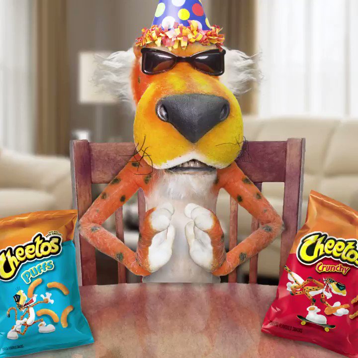 Chester Cheetah on X: Atendendo a pedidos dramáticos, Cheetos