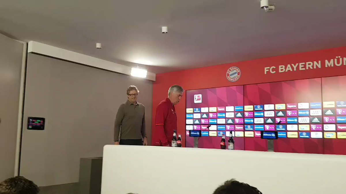 📺 Jetzt auf fcbayern.tv/live: Der Pressetalk vor #FCBFCA mit @MrAncelotti. https://t.co/FFtz4YCkYM