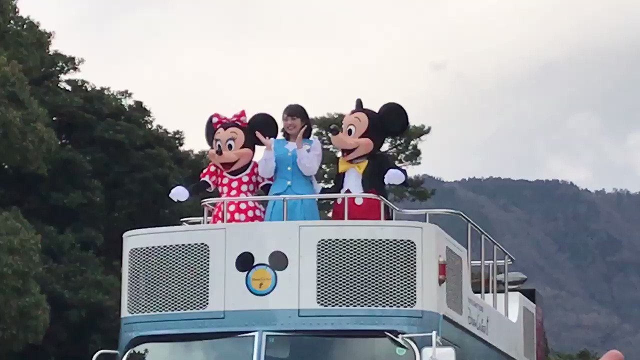 別府にディズニーパレードがやってきた Twitter