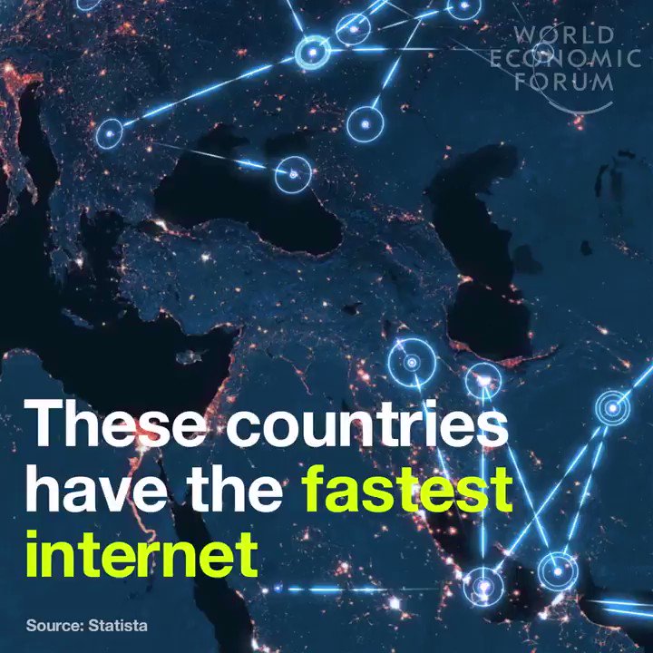 Fastest internet speeds in the world:
1. South Korea 🇰🇷
2. Hong Kong 🇭🇰
3. Norway 🇳🇴
4. Sweden 🇸🇪
5. Switzerland 🇨🇭
6. Singapore 🇸🇬
7. Japan 🇯🇵
8. Finland 🇫🇮
9. Netherlands 🇳🇱
10. Latvia 🇱🇻
11. Denmark 🇩🇰
12 US 🇺🇸