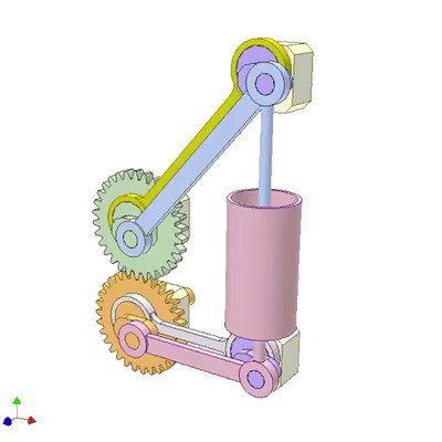 Piston Without Lateral Force