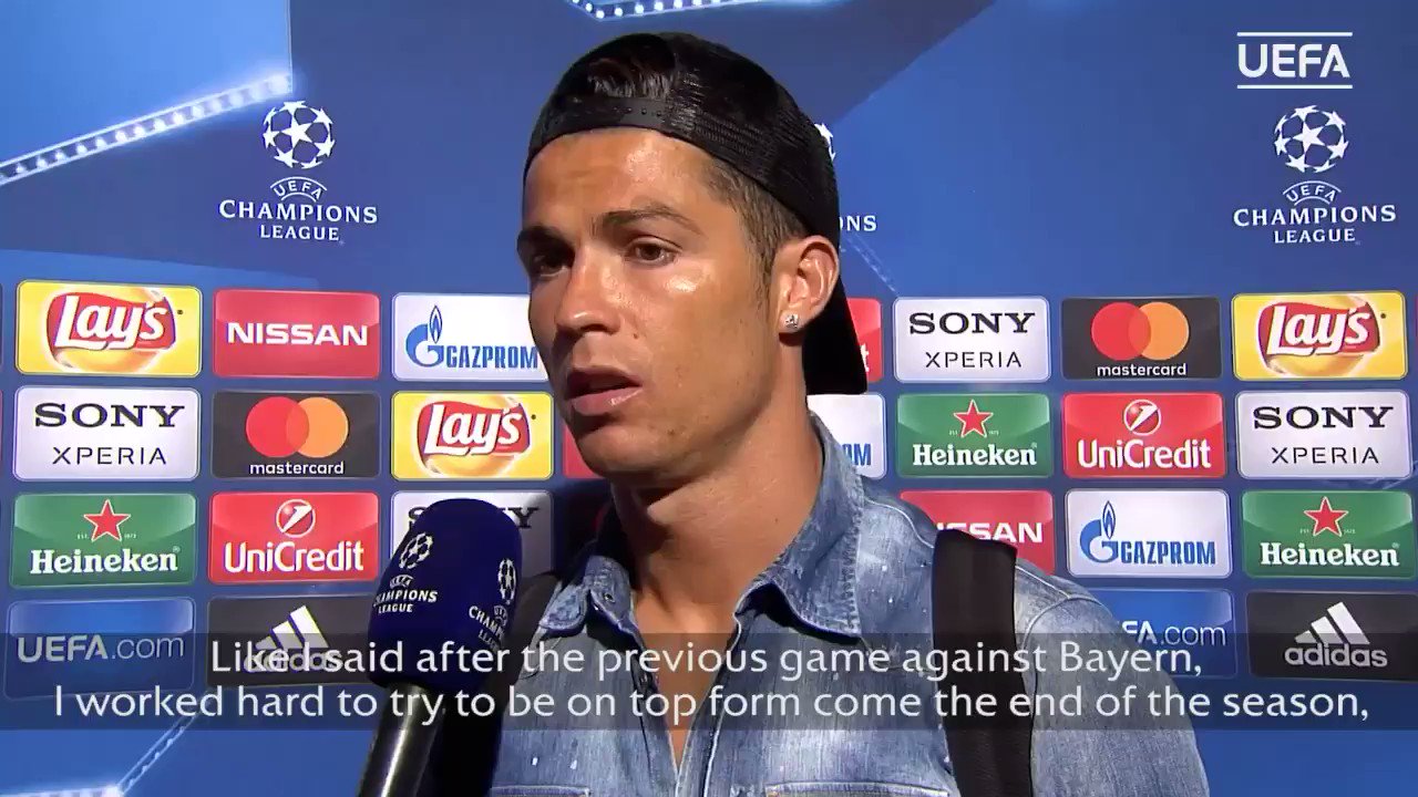 Cristiano Ronaldo won the Champions League for the third time, by iPLauncher