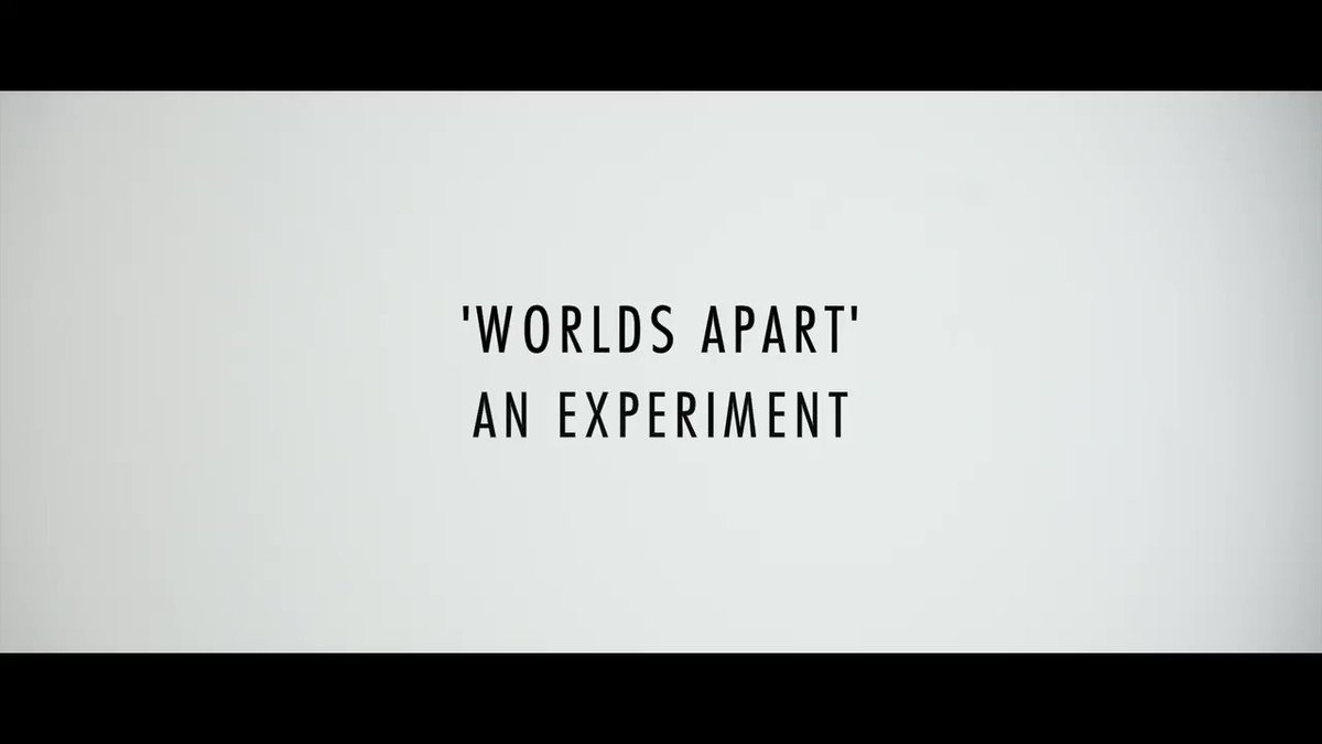 Worlds Apart: an experiment. Can two strangers divided by their beliefs overcome their differences? #OpenYourWorld https://t.co/wKh4oeNdTz
