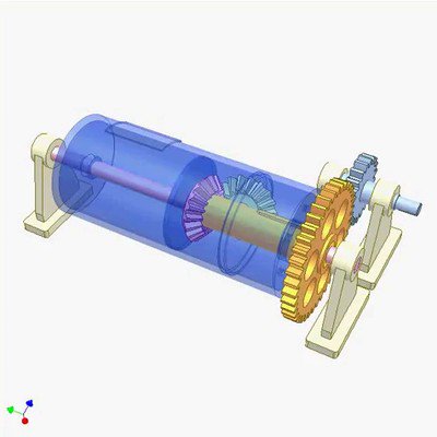 Converting Rotation to Rotary and Linear Reciprocating Motion