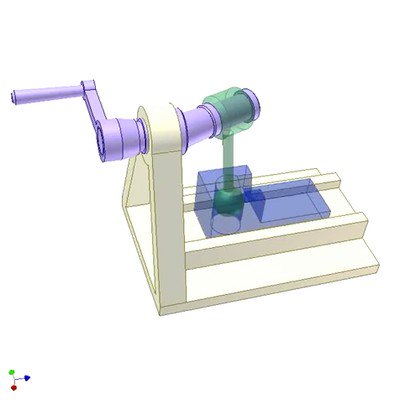 Spatial Slider Crank Mechanism
