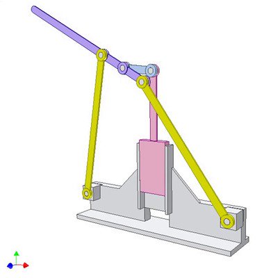 Manual Press of -Bar Linkage