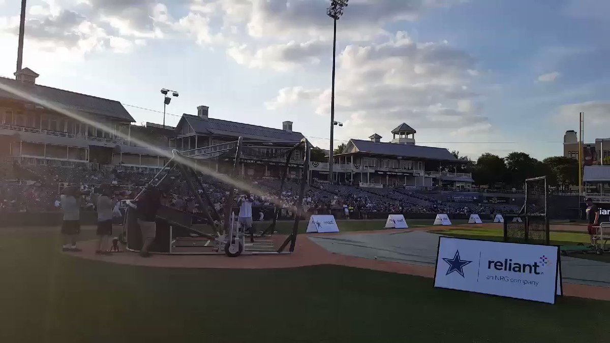 The Cowboys' charity home run derby looked like a blast