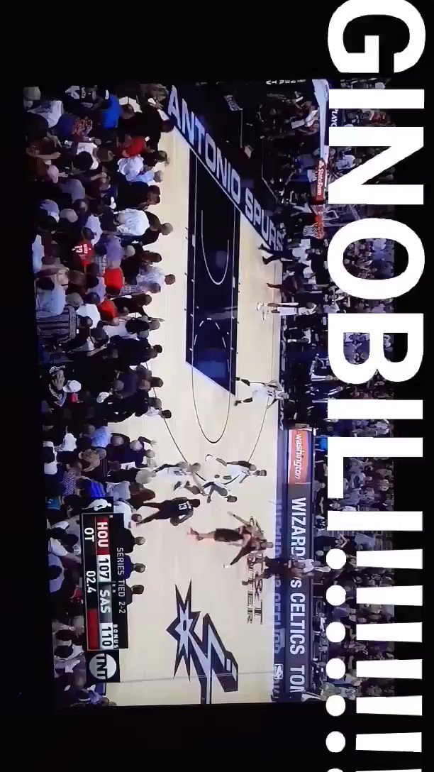 GINOBILI!!!!!!!!!!!!!!!!!!!!!!!!!!!!!!!!!!!!!!!!!!!!!!!!!!!!!!!!!!! (In my Chuck voice) #SpursVSRockets #nbaplayoffs
