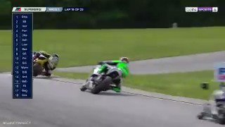 MotoAmerica (@MotoAmerica1) on Twitter photo 14/05/2017 04:08:27 And then this happened... @ToniElias24 @joshherrin #motoamerica @beINMOTOR #crashes And then this happened... @ToniElias24 @joshherrin #motoamerica @beINMOTOR #crashes
