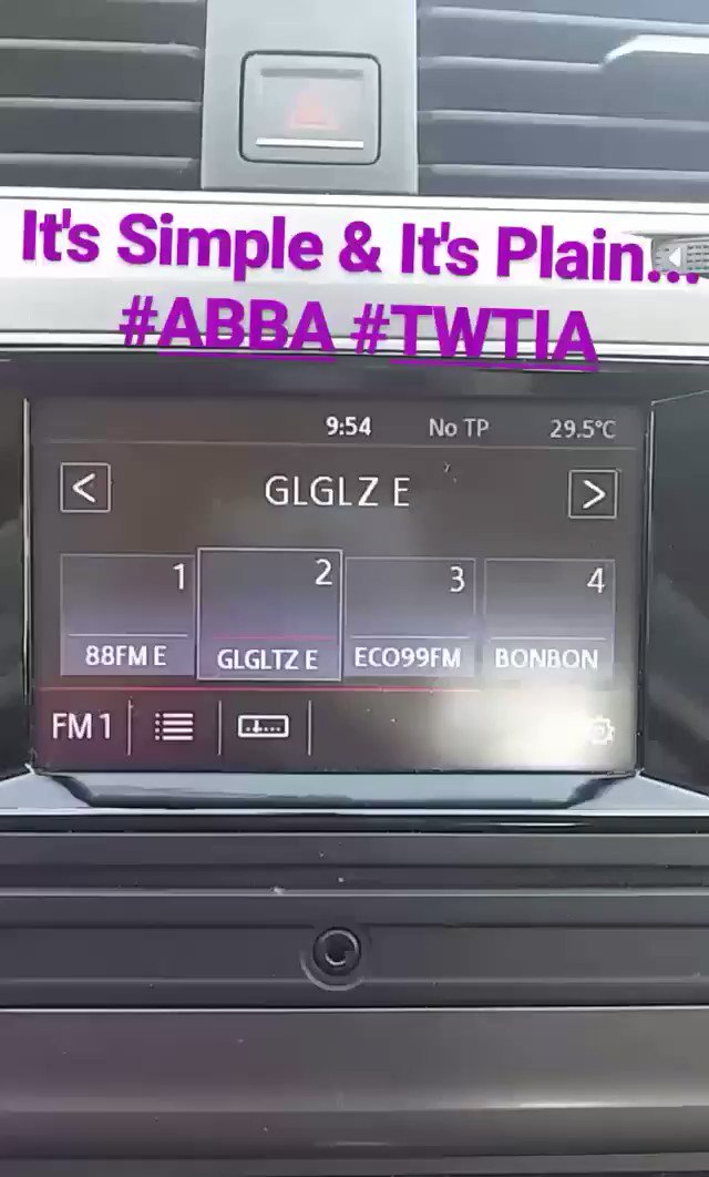 This Radio Station Knows Me All Too Well 🙌🙌 #ABBA #TWTIA #GLGLZ @benikvodi