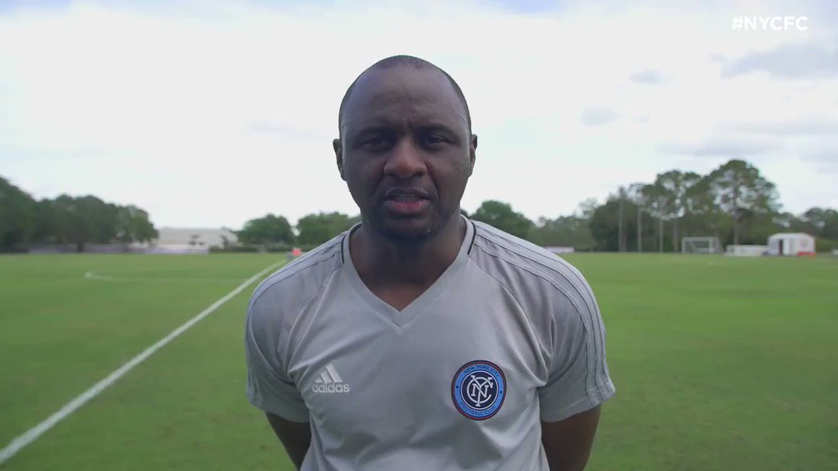 .@OfficialVieira sets the tone for Sunday #NYCFC https://t.co/lticdjtNxz