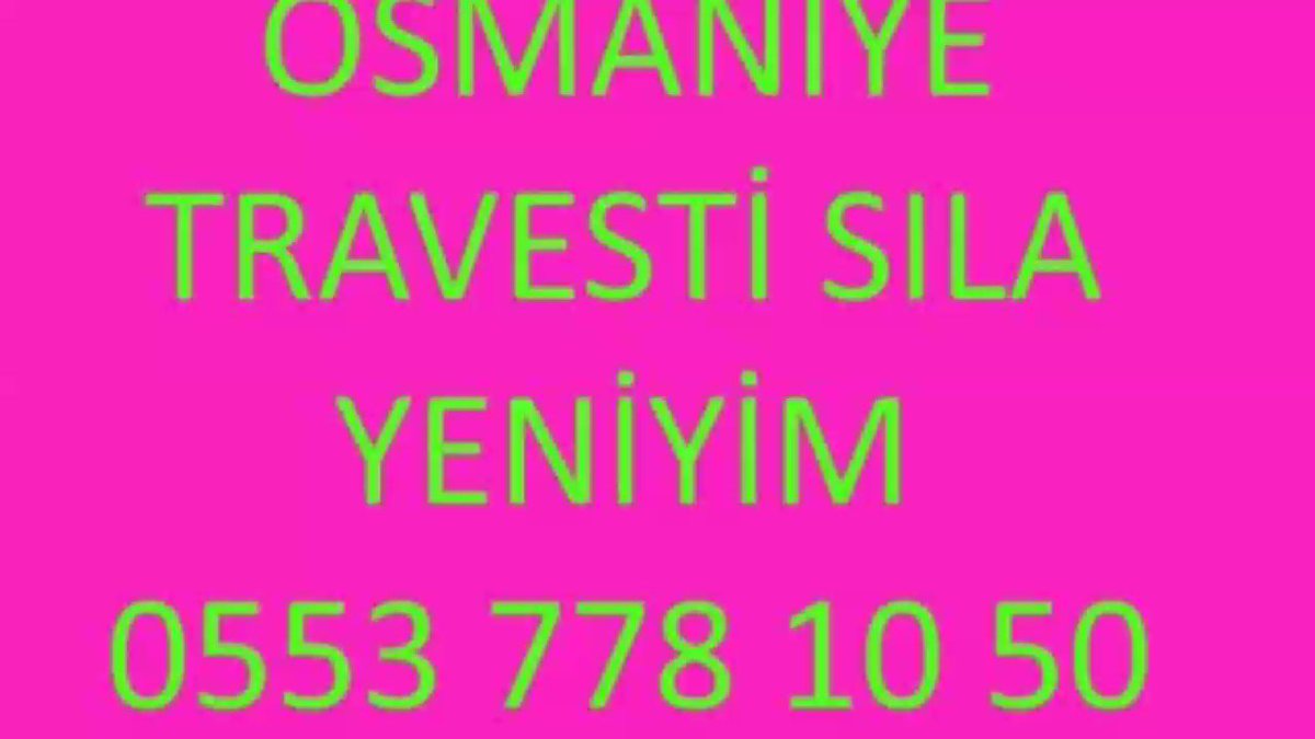 Osmaniye travestileri