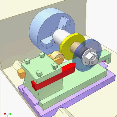 Copying Device on Lathe