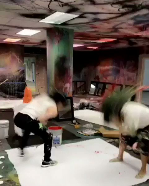 Aoki x Choe 🎨 project. Thechoeshow.com #bts @davidchoe https://t.co/z8N2Pso0W2