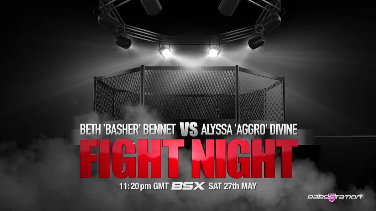 Two absolute knockouts, they've been training hard! Who wins tonight? 👊

RT - @BethUndressed 
❤️ - @AlyssaDivineXXX

#BSXFightNight https://t.co/tDEPlRhjgG