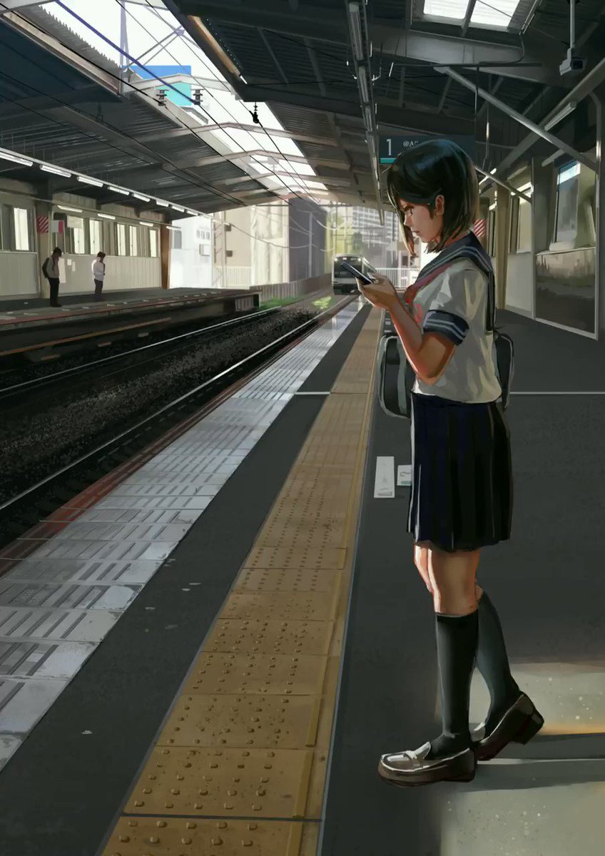 え これ実写使ってないんですか 電車が進入する駅ホームのアニメーションが信じられないほどリアル ねとらぼ