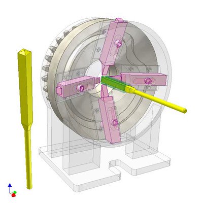 Cone Cam for Cutting Chopsticks Head