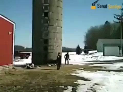 How to demolish a building.