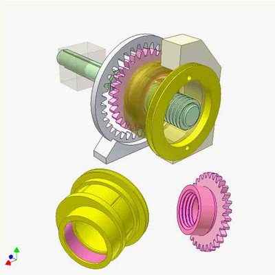 Study of Planetary Nut-Screw Drive