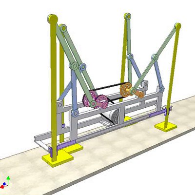 Chebyshev's Plantigrade Machine