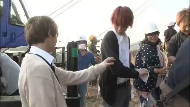 暗殺教室ー卒業編ー①メイキング山田涼介×菅田将暉            渚×業この2人の仲の良さ😂😂②舞台挨拶 もありま