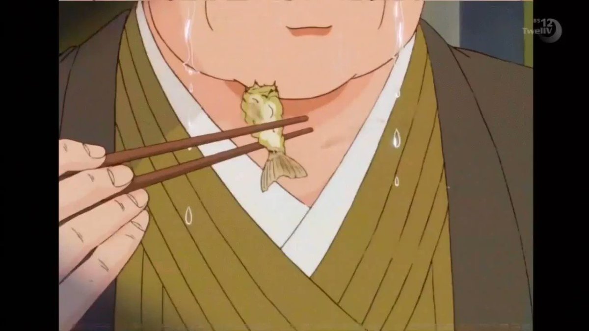 Halu Tomekey 爺鯖 京極さん屈指の名ゼリフ なんちゅうもんを食わせてくれたんや なんちゅうもんを を 頂きましたー 最後の部分は原作だと これに比べると山岡はんの鮎はカスや と辛辣だったんですが アニメではマイルドになってたんですね できたら