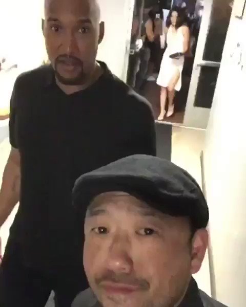  | Steven Chen wishing Happy Bday to Henry Simmons with this cute video (with Chloe dancing on background) 