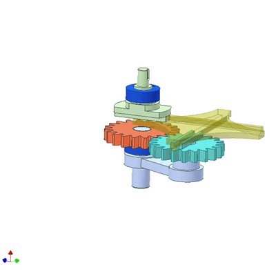 Reductor With Gears of Equal Number of Teeth