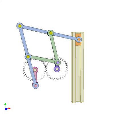 Pantograph for Reversing Rotation