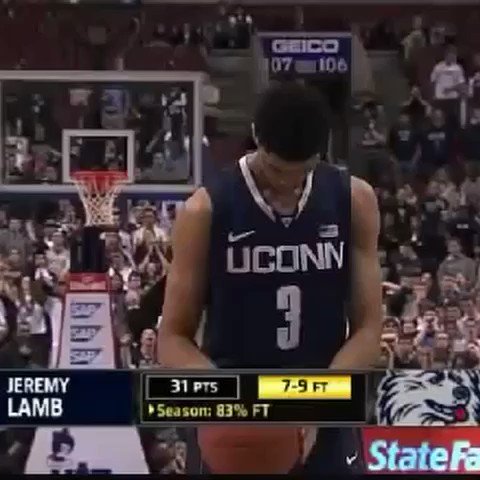 (2012) Happy birthday to Shabazz Napier. Cold-blooded! 