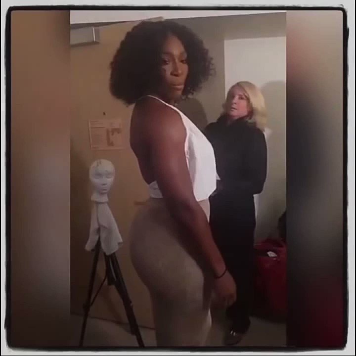 Serena williams admits my ass is too big