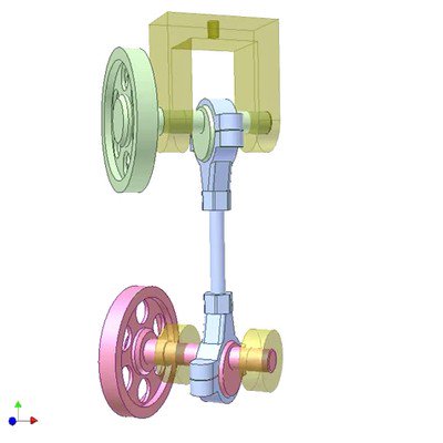 Spatial Bar Linkage Mechanism