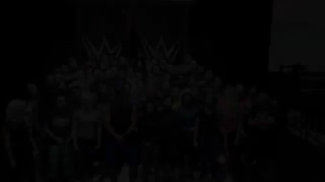 Here is the roster singing happy birthday to Triple H, he turns 48 today  