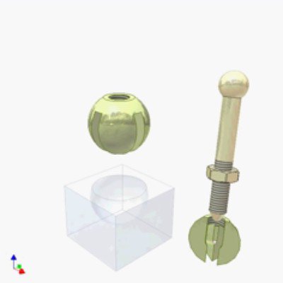 Sphere Joint Having Unsplit Outer Part