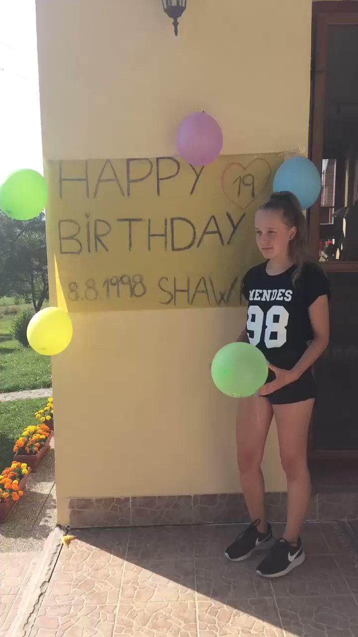 Shawn, you\re big boy.   Happy Birthday Dhawn   I love u soo much   