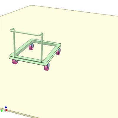 Swivel Caster Trolley