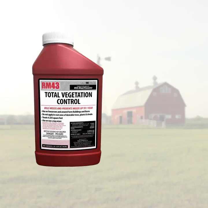 Mix ratio for rm43 total vegetation control