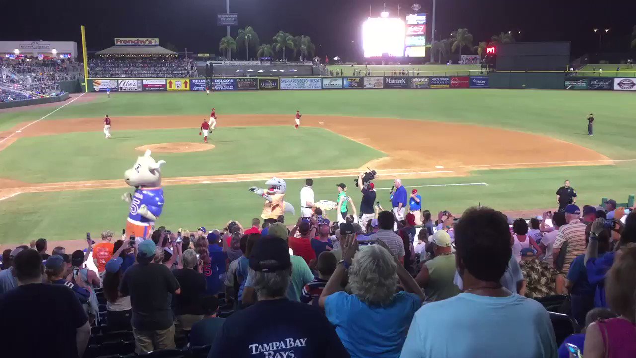 Fans sing Happy Birthday to Tim Tebow, who turned 30 today.    