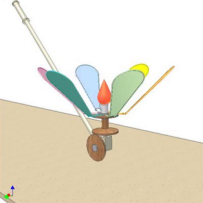 Toy Rotation Flower