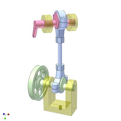 Spatial Bar Linkage Mechanism