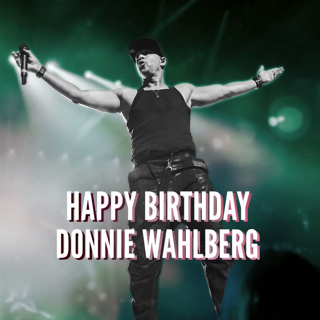 Throw your hands in the air and comment below to wish Donnie Wahlberg of a happy birthday! 