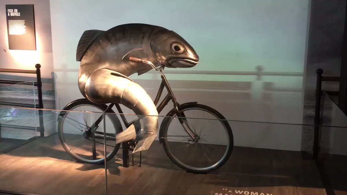 秩父路号 自転車を漕ぐ魚がなかなかにキモい