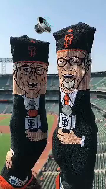 Kruk and Kuip sock (puppet) day! More on Snapchat 👻 SFGiants https://t.co/M8LQhB2GJR